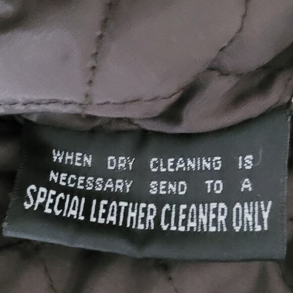 Vintage 90s Y2K Wilsons Leather M Julian Men’s Brown Leather Blazer Jacket XL - Picture 8 of 10